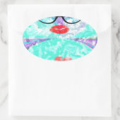 Perfect hart ovale sticker (Tas)