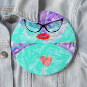 Perfect hart ronde button 6,0 cm (In situ)