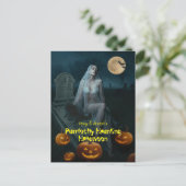 Perfect Haunting Halloween Briefkaart (Staand voorkant)