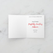 Perfect Haunting Halloween gevouwen uitnodiging (Binnen)