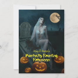Perfect Haunting Halloween Notitiekaartje