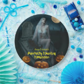 Perfect Haunting Halloween Papieren Bordje (Feest)