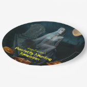 Perfect Haunting Halloween Papieren Bordje (Gekanteld)
