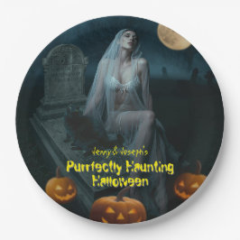 Perfect Haunting Halloween Papieren Bordje
