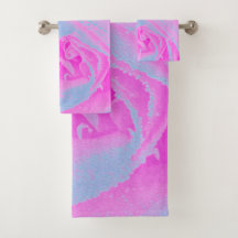 Perfect Heet Roze en Lichtblauwe Roos Detail