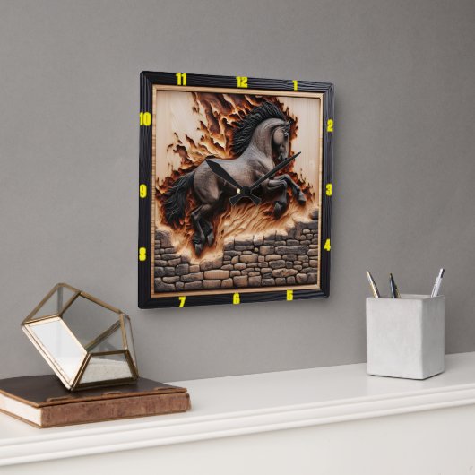 Perfect, hier is je titel en trefwoorden, blijven  vierkante klok (Kantoor)