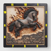 Perfect, hier is je titel en trefwoorden, blijven  vierkante klok (Voorkant)