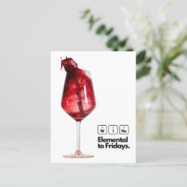 Perfect Home Decor Gift voor wijnliefhebbers, Eleg Briefkaart