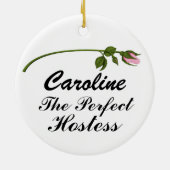 Perfect Hostess - SRF Keramisch Ornament (Achterkant)
