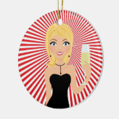 Perfect Hostess - SRF Keramisch Ornament (Links)