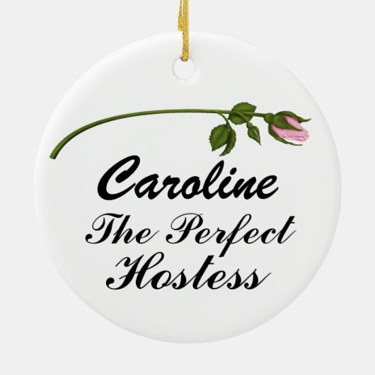 Perfect Hostess - SRF Keramisch Ornament (Achterkant)