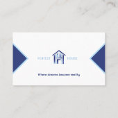 perfect huis | Premium onroerend goed Visitekaartje (Achterkant)