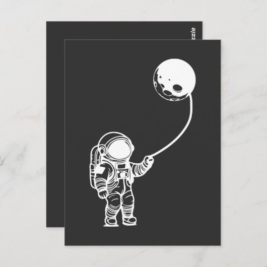 Perfect idee voor jonge astronomen grappig briefkaart (Voorkant / Achterkant)