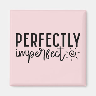 "Perfect Imperfect" Boho Inspirerend quote Magneet