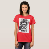 "Perfect Imperfect" "Leef je beste leven" T-shirt (Voorkant volledig)