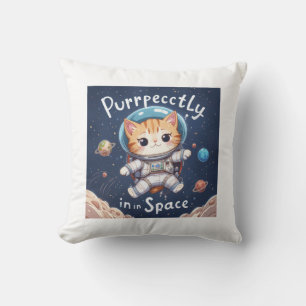 Perfect in de ruimte Schattigee Kawaii Astronaut C Kussen