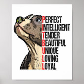 Perfect Intelligent Tender Beautiful Unique Loving Poster (Voorkant)