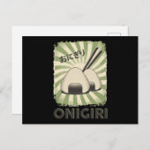 Perfect Japans Onigiri-voedsel |  stijl Briefkaart (Voorkant / Achterkant)