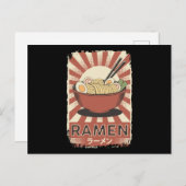 Perfect Japans radervoedsel | Ramen Lover Briefkaart (Voorkant / Achterkant)
