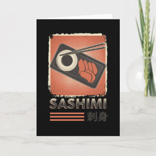 Perfect Japans Sashimi-voedsel stijl Kaart