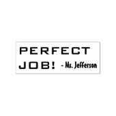 "PERFECT JOB!" Leraar Rubber Stamp Rubberstempel (Afrduk)