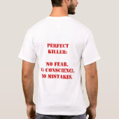 Perfect Killer, een spanner van Lewis Perdue T-shirt (Achterkant)