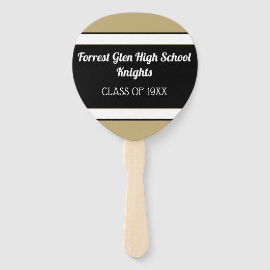 Perfect! Klasse reünie hand fans Handwaaier (Achterkant)