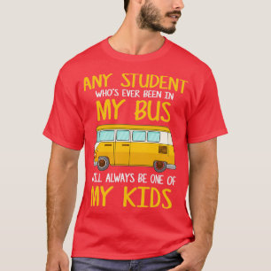 Perfect kostuum voor schoolbuskaartje voor papa t-shirt