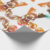 Perfect Lady Koe Art Wrapping Paper Cadeaupapier (Hoek)