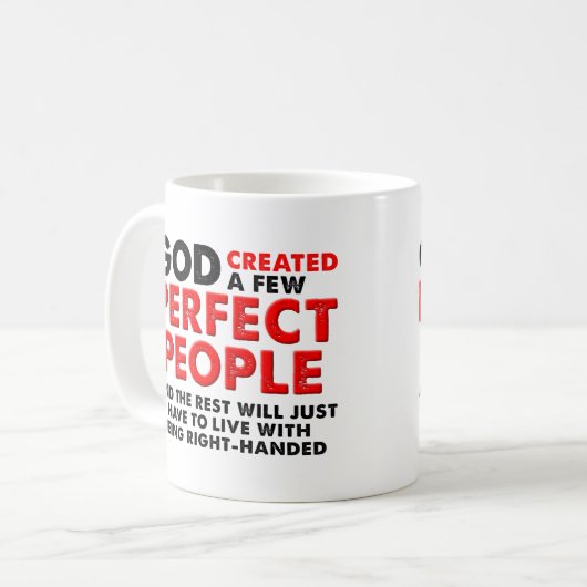 Perfect Left Hand Funny Mug Koffiemok (Voorkant links)