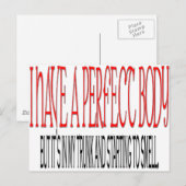 Perfect lichaam briefkaart (Voorkant / Achterkant)