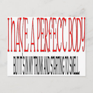 Perfect lichaam briefkaart