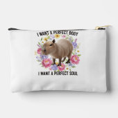 Perfect Lichaam Perfecte Ziel Schattige Capybara M Etui (Achterkant)