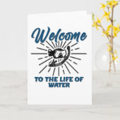 Perfect Lifeguard - Welkom bij het leven in water Kaart (Gele Bloem)