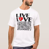 PERFECT LIVE LOVE PITCH T-SHIRT (Voorkant)