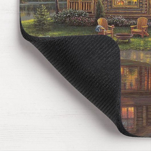 Perfect Login Cabin Getaway Fine Art Muismat (Hoek)