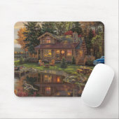 Perfect Login Cabin Getaway Fine Art Muismat (Met muis)