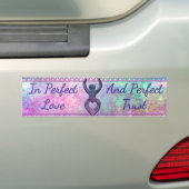Perfect Love & Perfect Trust - Fairy Colors Bumpersticker (Op auto)