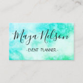 Perfect, Luxe White Green Visitekaartje (Voorkant)