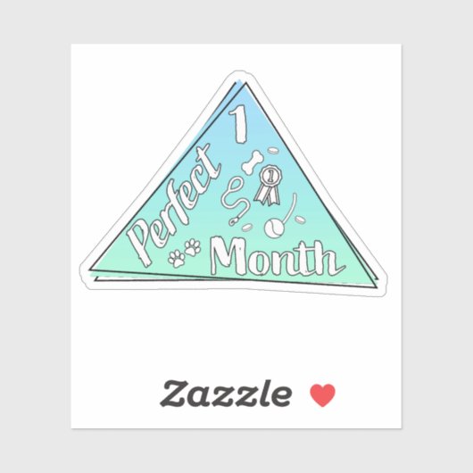 Perfect maand Sticker - januari (Vel)