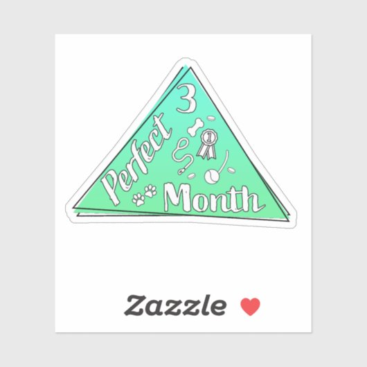 Perfect maand Sticker - maart (Vel)