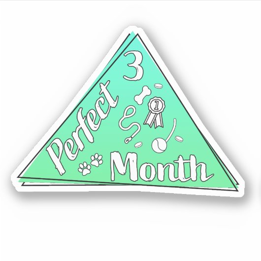 Perfect maand Sticker - maart (Voorkant)