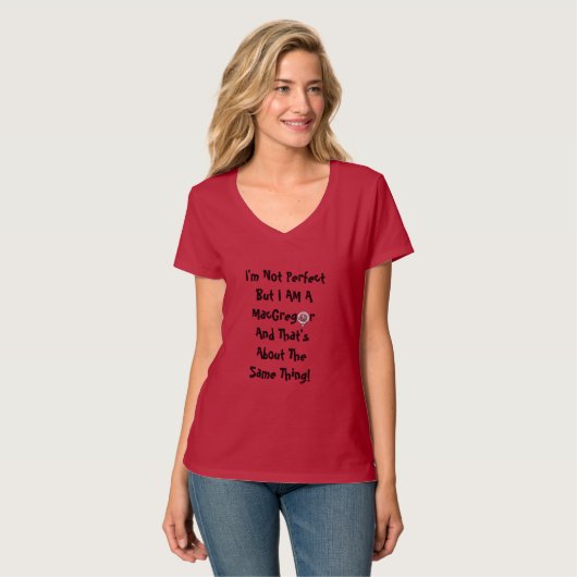 Perfect MacGregor-Shirt T-shirt (Voorkant volledig)