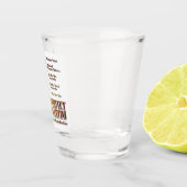 Perfect Martini Cocktail Recept Kunst Shot Glas (Rechts)