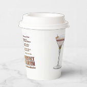 Perfect Martini Cocktail Recipe Art Papieren Bekers (Rechts)