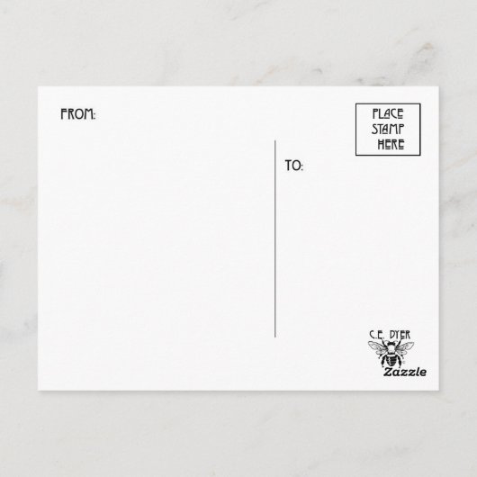 Perfect Mason Briefkaart (Achterkant)