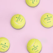 Perfect Match Bachelorette Wedding Favor Tennisballen