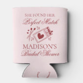 Perfect Match Bridal Shower Bachelorette Favor Blikjeskoeler (Achterkant)