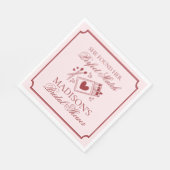 Perfect Match Bridal Shower Bachelorette Party Servet (Hoek)