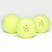 Perfect Match Bruids Huwelijk Koppels Bruiloft Fav Tennisballen (Multi)